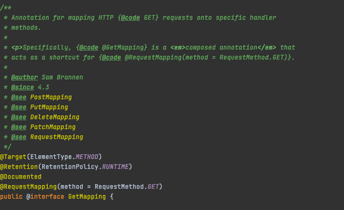 get-mapping